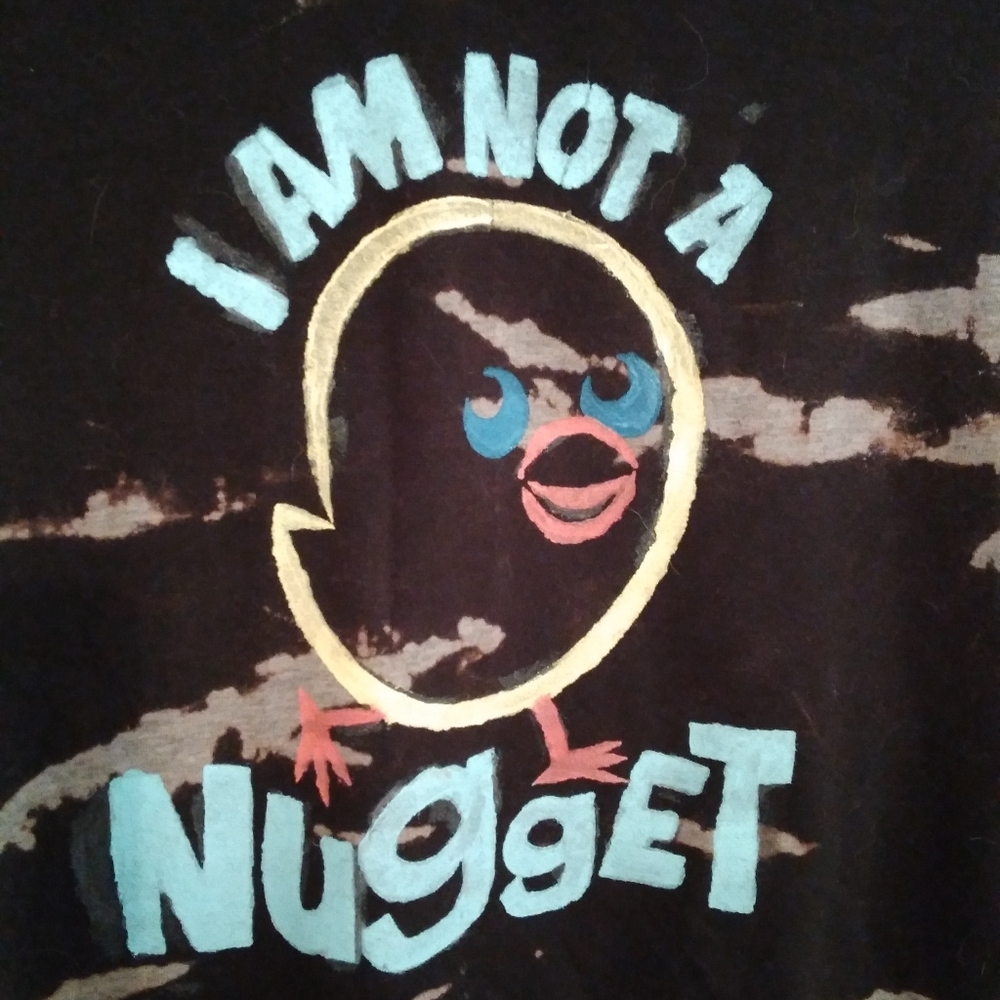 I AM NOT A NUGGET Tye Dye Tee - Picture 3 of 6